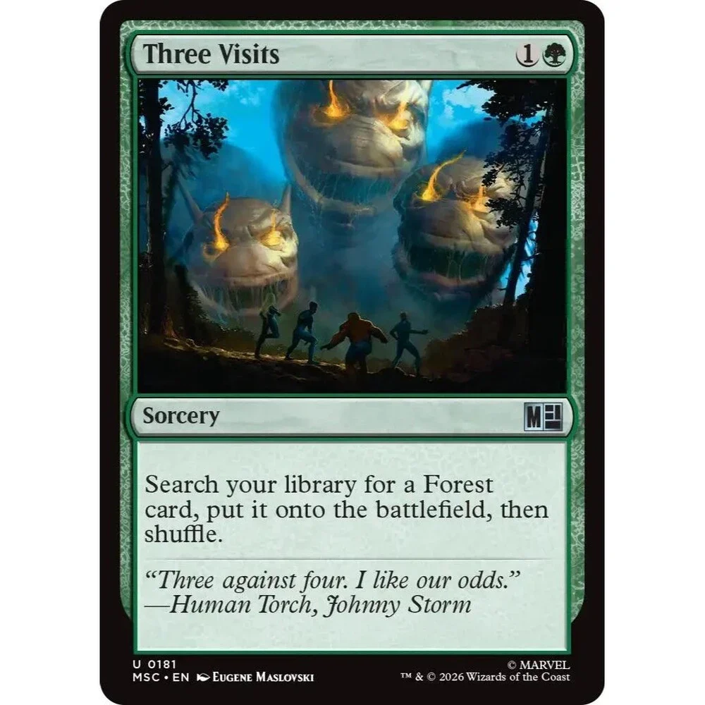 Three Visits | MSC | 181 | NM/Uncommon | MSC/U-003